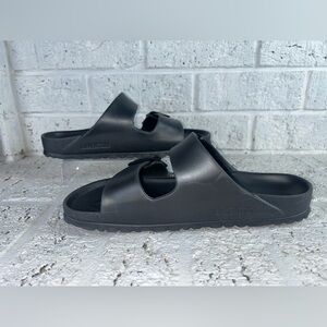 Birkenstock Arizona EVA Sandals Unisex Size 39 Men 6.5 WM 8.5 Anthracite Gray